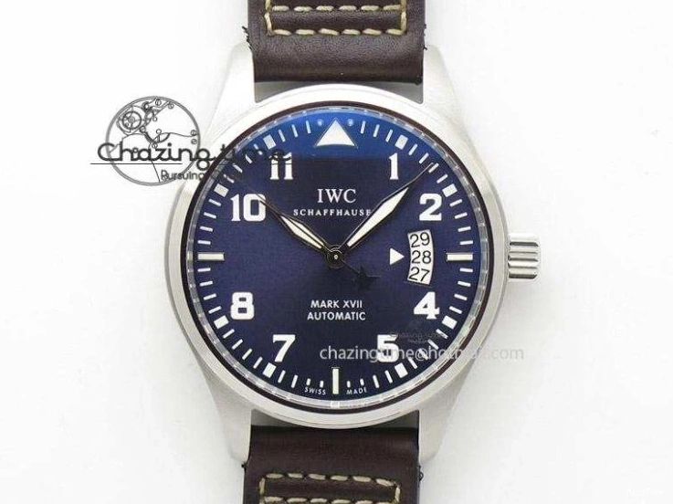 MIROTIME 0118 Pilot Chrono SS IW387809 ZF 1:1 Best Edition Silver Dial On SS Bracelet A Trendsetting 7327